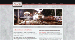 Desktop Screenshot of duccielectrical.com